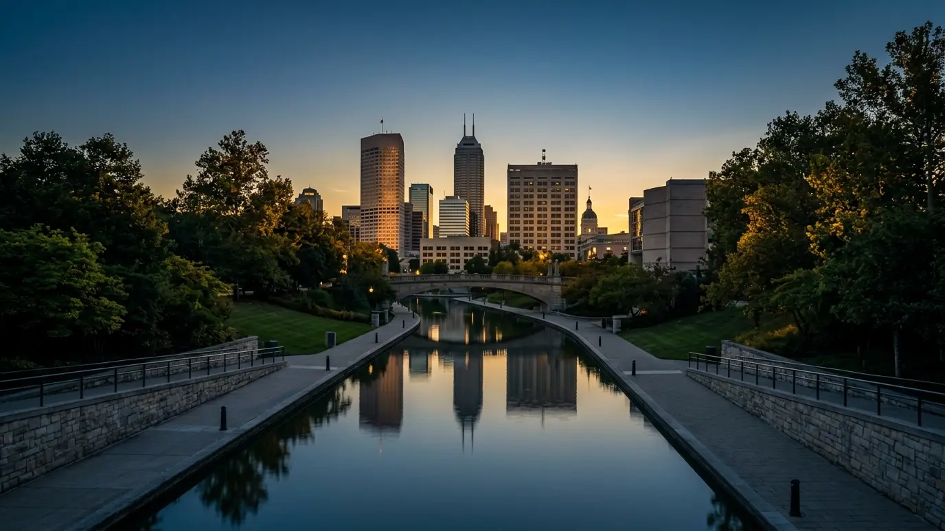 SEO in Indianapolis, IN The Indianapolis skyline and neighborhoods